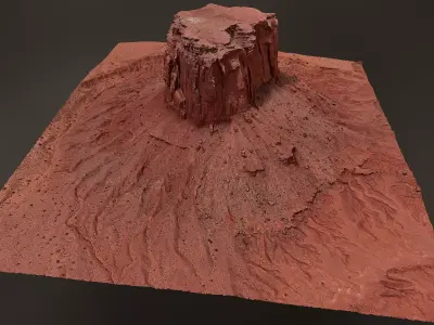 Canyon Cliff A - Scan 3D model