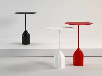 Burin side table 3D model