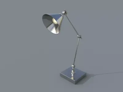 Modern Desk Lamp Low-poly 3D model