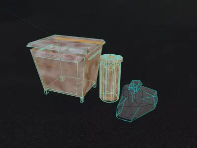 Low Poly Dump Free low-poly 3D model