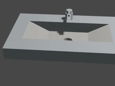 Rectangle Sink  3D model