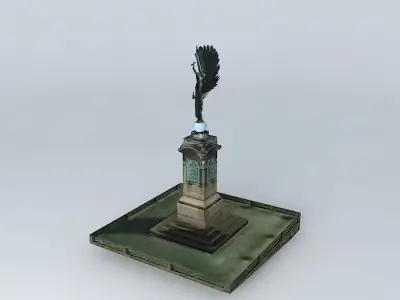 Peace Statue 3D model