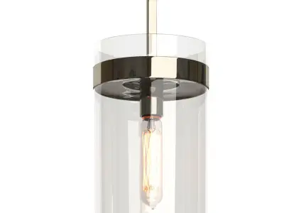 RAVELLE PENDANT POLISHED NICKEL 3D model