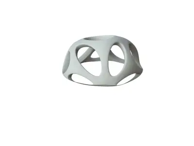 SciFi Cube Object No 49931 Low Poly Shape Low-poly 3D model