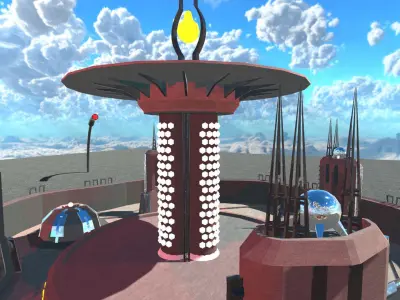 Sci-Fi Building 4 3D model