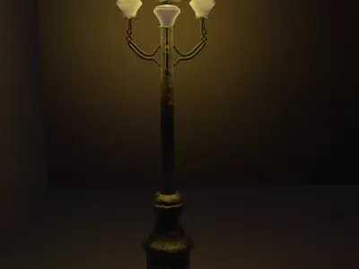 Street light 3D model