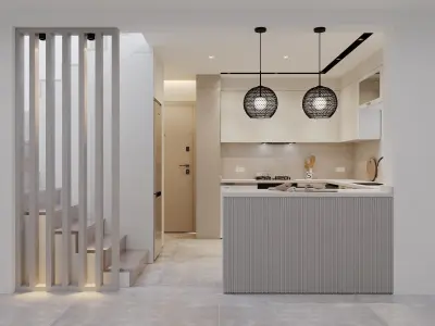 Mutfak sahnesi 3d max 2023 corona 12 render 3D model