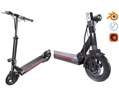 EVOLV Tour XL Electric Scooter 3D model
