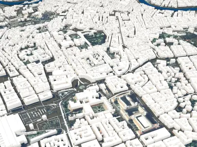 Rome city in Italy 3D model