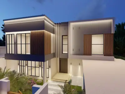 MODREN VILLA 3D model