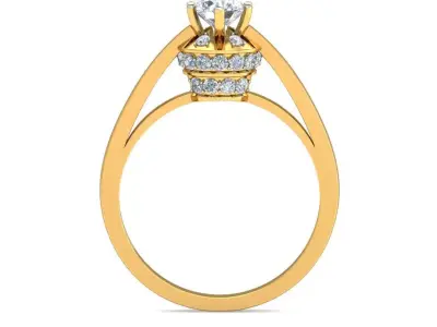 Women Ring  Render 3dm STL OBJ FBX Details 3D print model 258