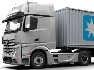  Mercedes Actros Container 