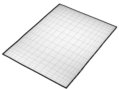 Montauk Natural Area Rug Low-poly 3D model