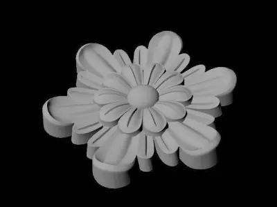 rosette dekor 3D model order