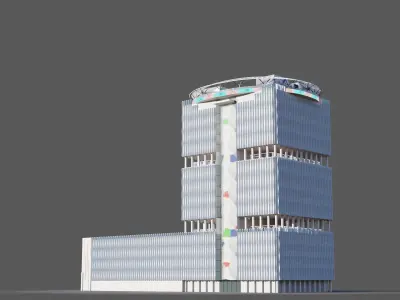 Sports tower - Saudi Arabia  3D model