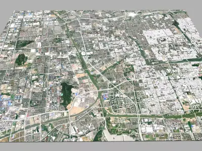 Cityscape Xukouzhen China 3D model