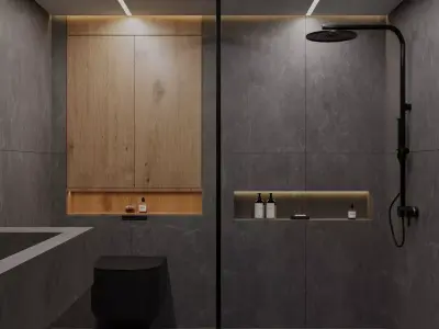 Bath room scena 02 3D model