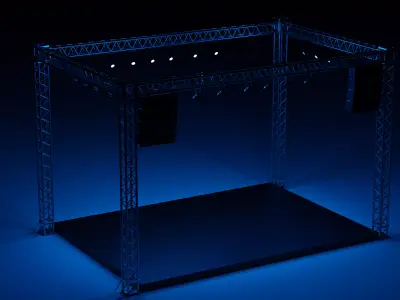 Concert Stage 11 3D model