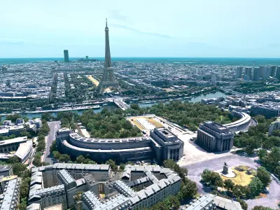  Paris Eiffel Tower City 