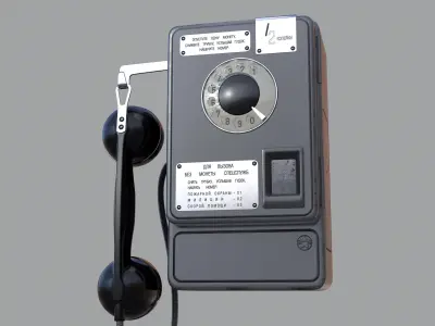 Soviet Payphone  3D model