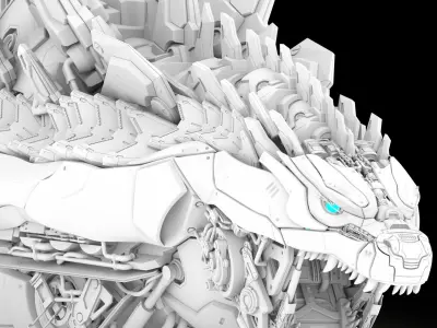 MechaGodzilla 3D 3D model