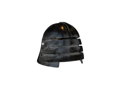 War Helmet V2 006 Low-poly 3D model