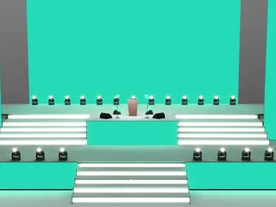 Concert Stage 03 Design 3D model