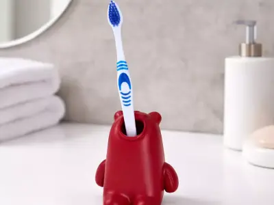 Bear Toothbrush Holder 3d printable stl 3D print model