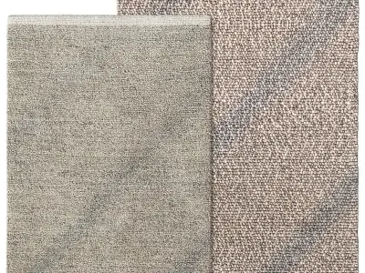 Collingham Gray Bubble Rug Basiao Area Rug 3D model