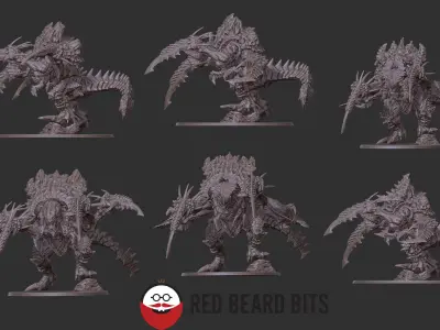 Xenoteras Destroyers 3D print model