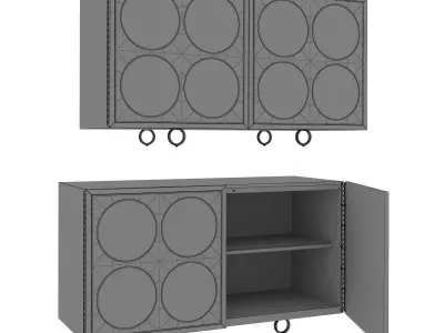 Gins Cabinet SKU 4616 CVB 000 3D model