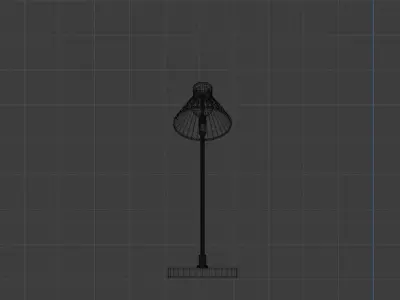 Simple Desk Lamp 3D model