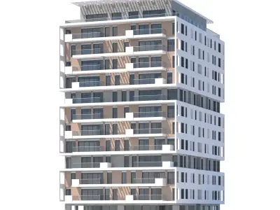 Residential Building 68 3D model