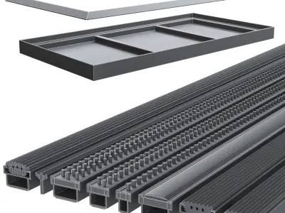 Aluminum mudguards 2 3D model