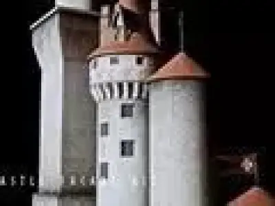 Modular Medieval Houses Low-poly 3D model