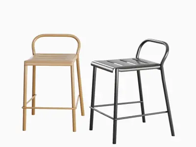 Modern Stool B 04 3D model