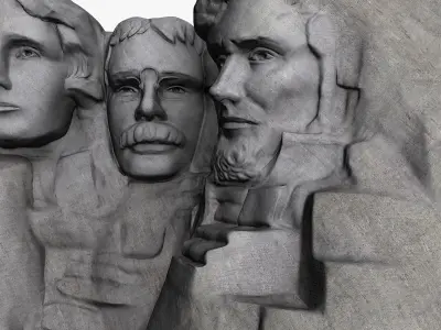Mount Rushmore 3D model