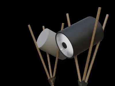 Modern Floor Lamp 3D model