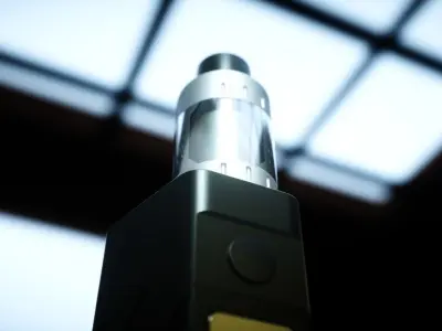 Electronic Cigarette and Vape 3D model 3D model