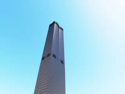 15 Hudson Yards Building Low-poly 3D model