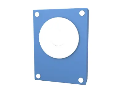 Hard Disk Icon v1 002 Low-poly 3D model