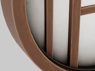 Japanese Furniture Kit - Window Low-poly 3D model
