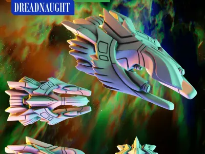 Twilight Imperium Ships Argent Flight 3D print models 3D print model