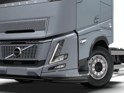 Volvo Fh Rigid Rear View Volvo FH Aero Rigid 6x4 2026