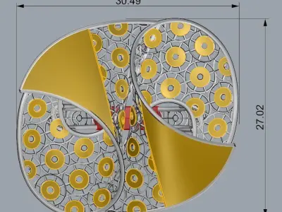  FUSION LIGHT RING COLLECTION-RB04- 3D print model