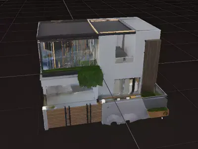 Realistic Pakistani Residential Architecture  3DHouse Collection Low-poly 3D model