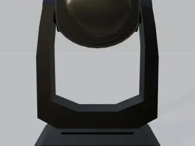 Moving head arm 1 A English Ver Free low-poly 3D model