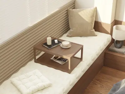 Bay window mat 3D model