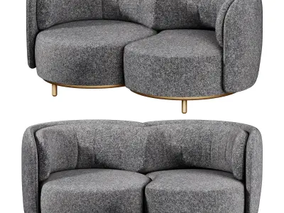  Wave Sofa by Natuzzi 3D model