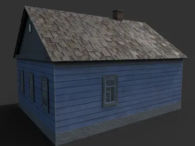 Village building I 3D model